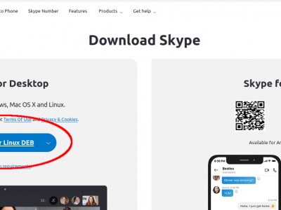 Skype download using APT repository