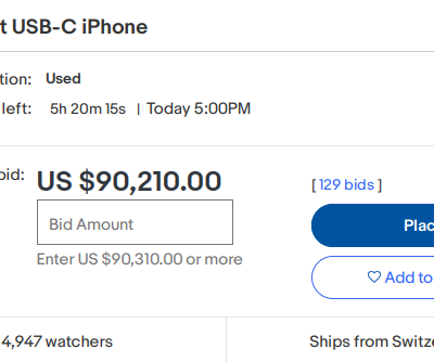 iPhone X with USB-C on sale