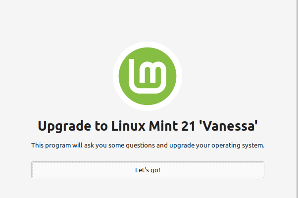 Upgrade to Linux Mint 21.0