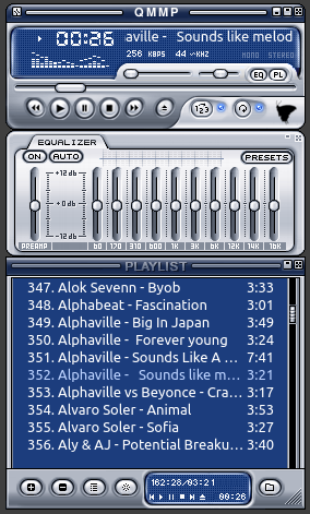 Qmmp Winamp skin