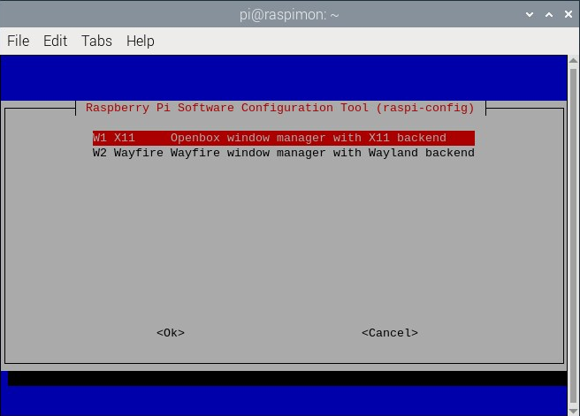 Raspberry Pi configuration switch between Desktop engines