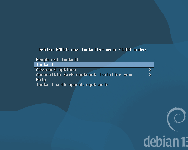 Debian 13 setup