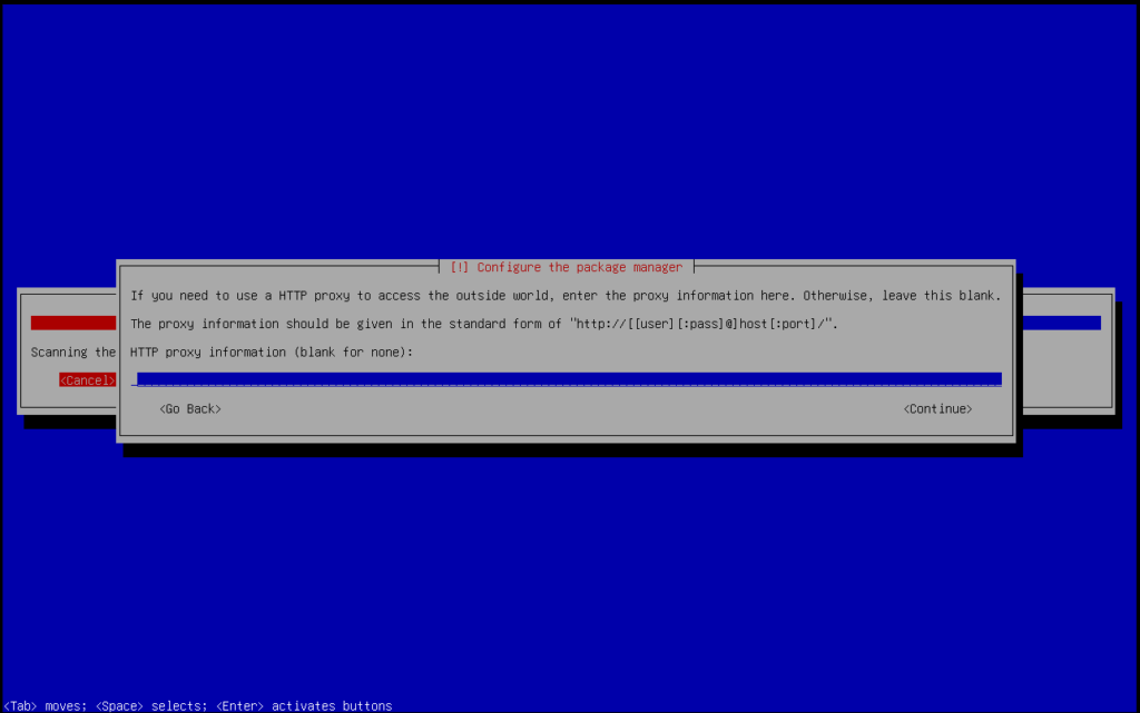 HTTP Proxy for APT packages
