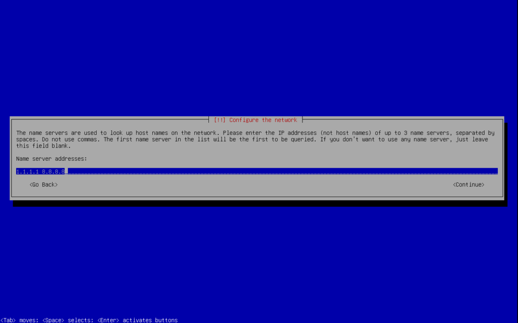 Configure DNS servers