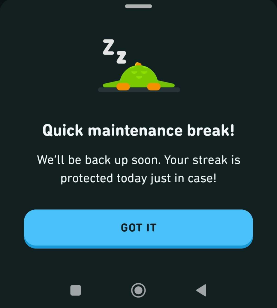 Duolingo down due to AWS