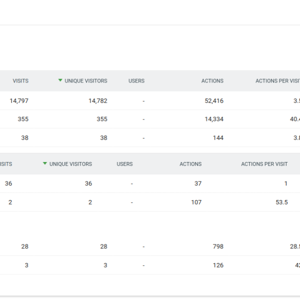 AI bot traffic in Matomo analytics