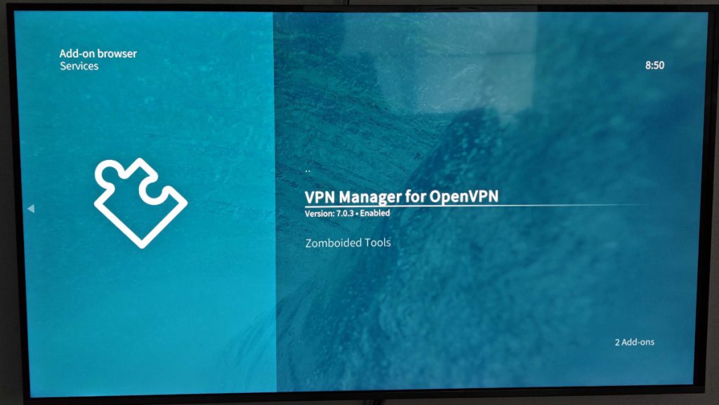 Install VPN Manager for OpenVPN Kodi add-on.