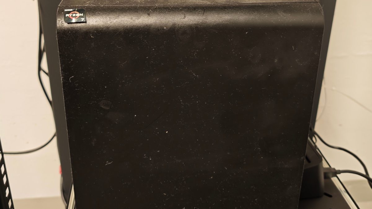 BitFenix sticky surface on chassis