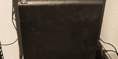 BitFenix sticky surface on chassis