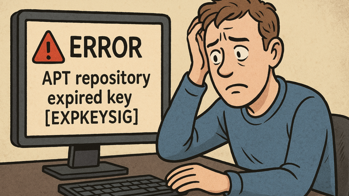 APT repository shows expired key