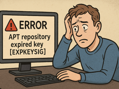 APT repository shows expired key