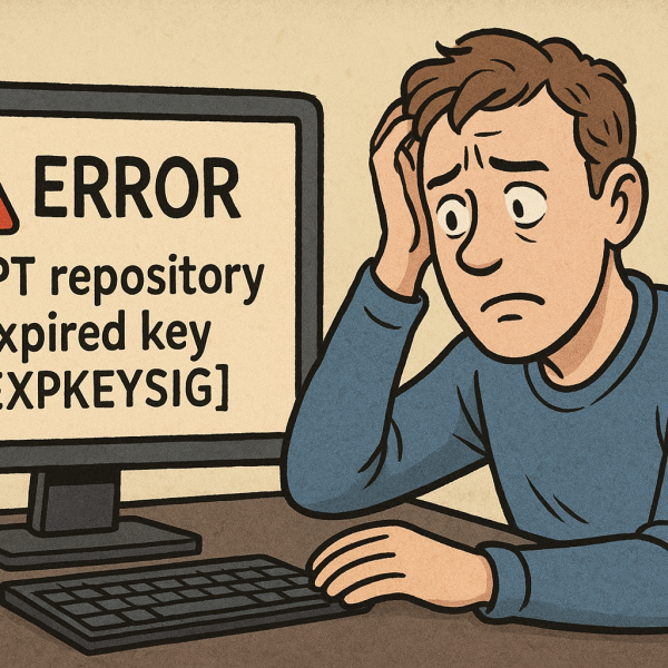 APT repository shows expired key