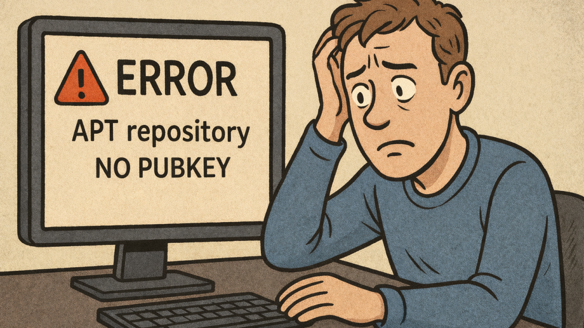 No pubkey error in apt repository