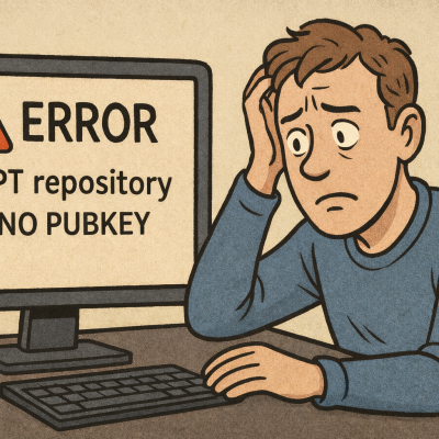No pubkey error in apt repository