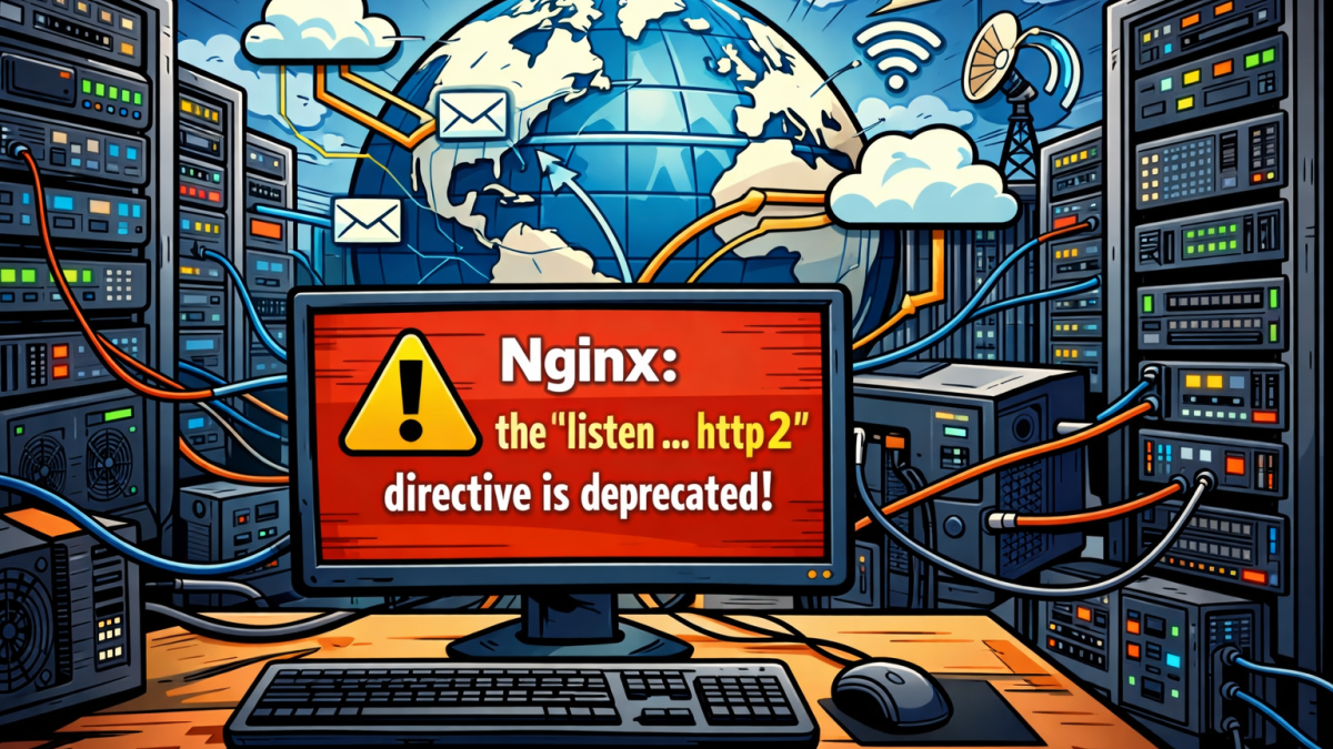 Nginx listen http2 directive is deprecated