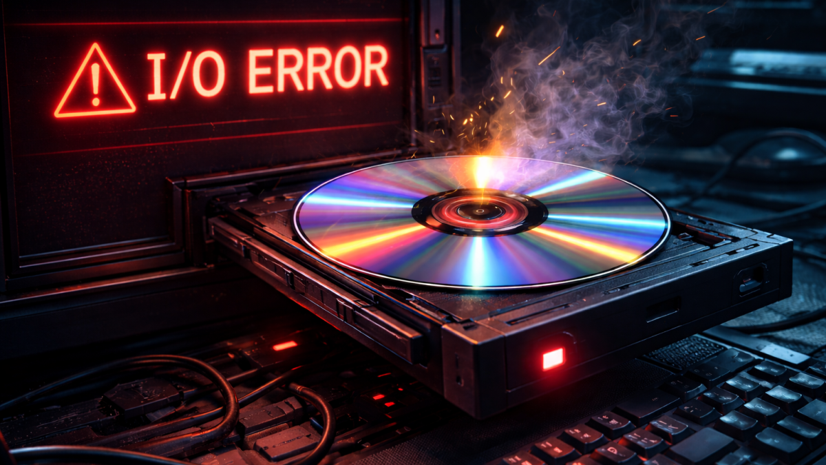 I/O Errors reading a DVD