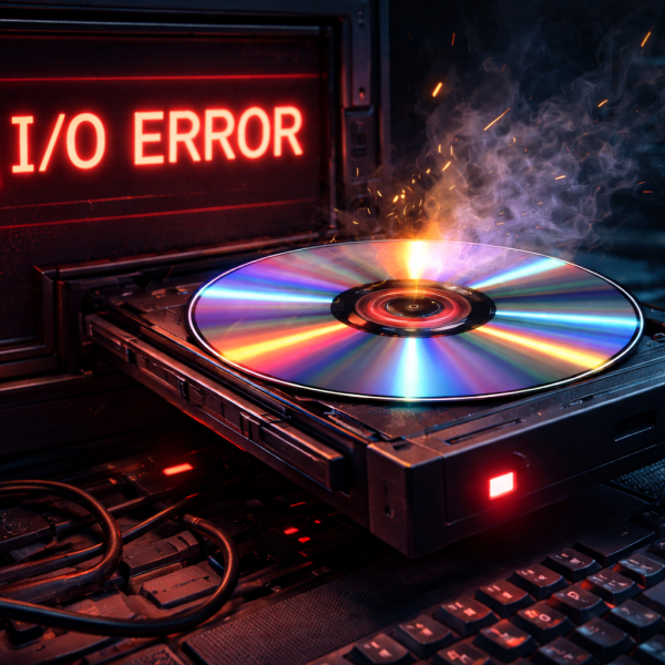 I/O Errors reading a DVD