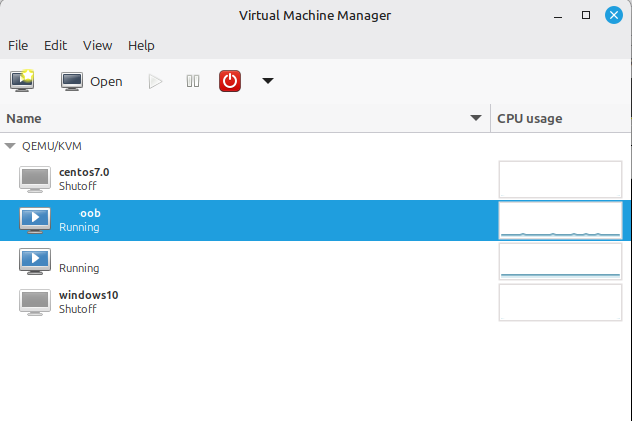 Virtual Machine Manager on Linux