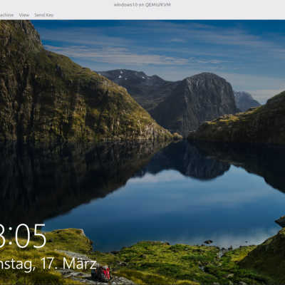 Windows VM in libvirt virt-manager