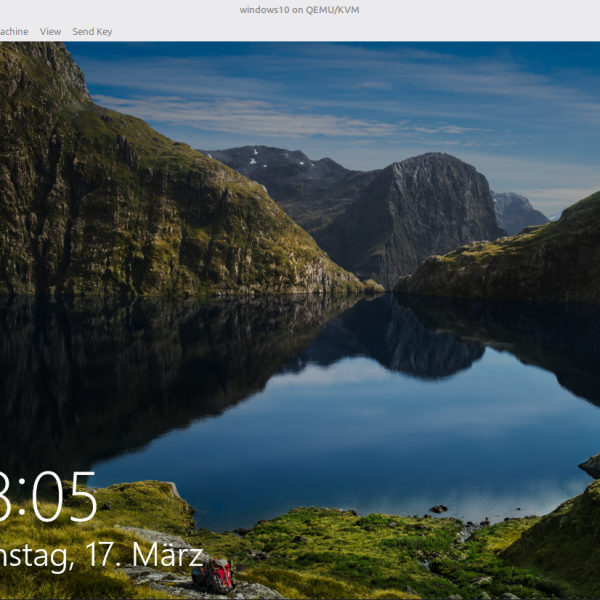 Windows VM in libvirt virt-manager