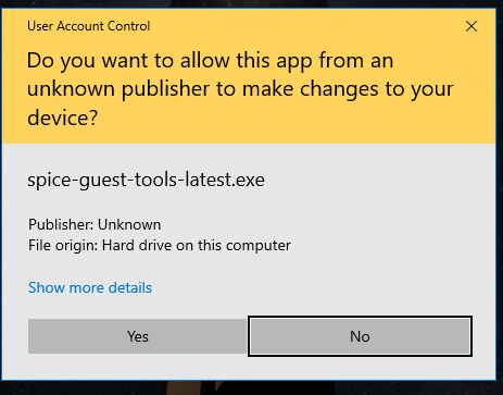 Install spice-guest-tools.