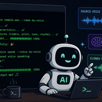 Clone your own voice using AI