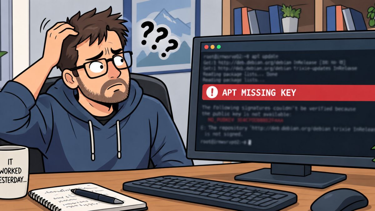 apt missing key