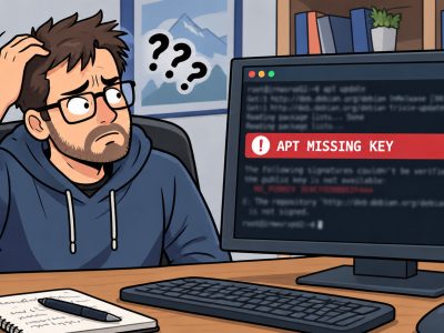 apt missing key